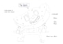 create custom vector line art illustration